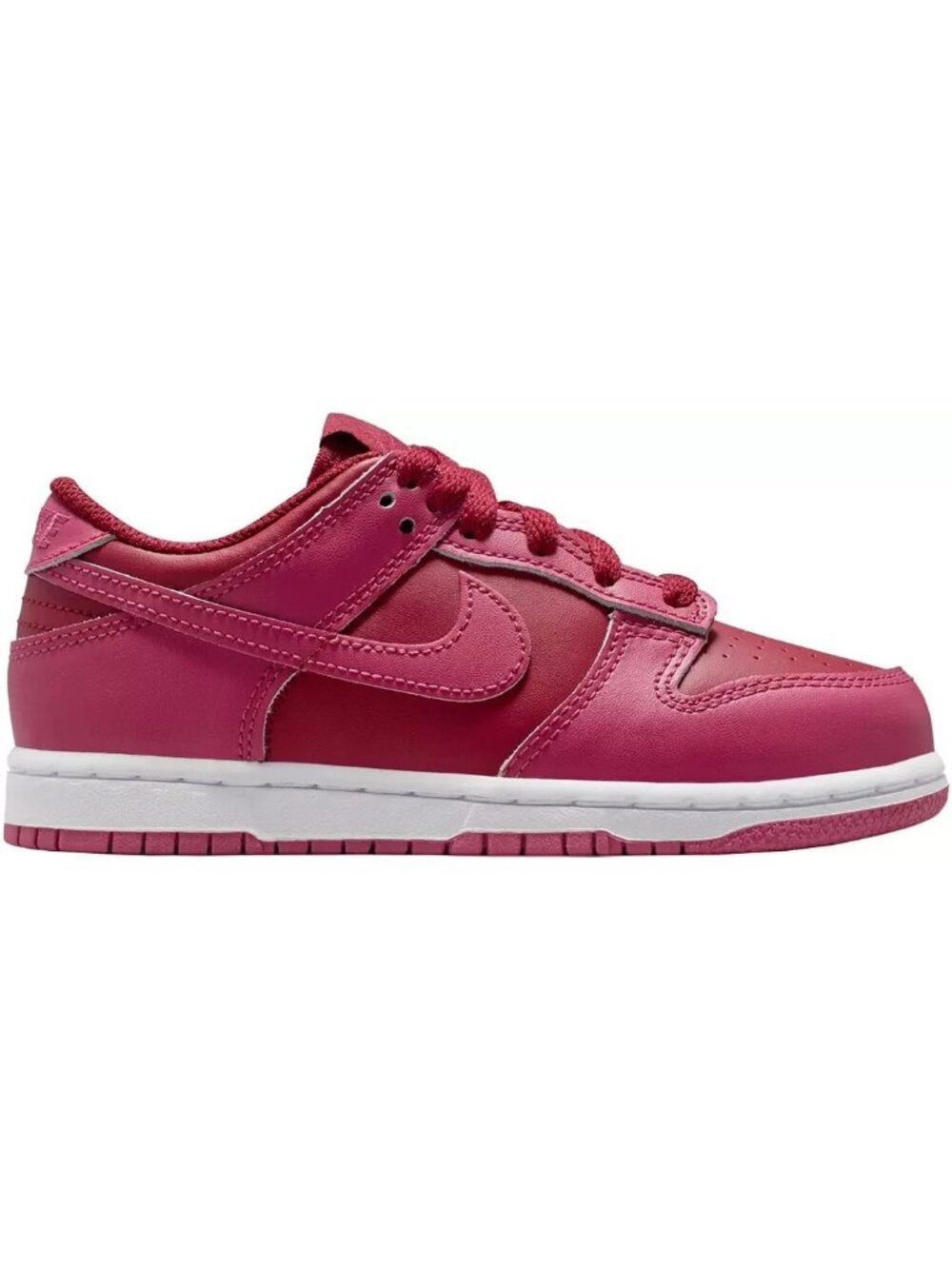 Nike Kids' Preschool Dunk Low Shoes Pink/Violet Size 2.5Y Sneakers lace up